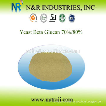 Reliable supplier Yeast beta glucan 1,3/1,6 powder 70%/80%